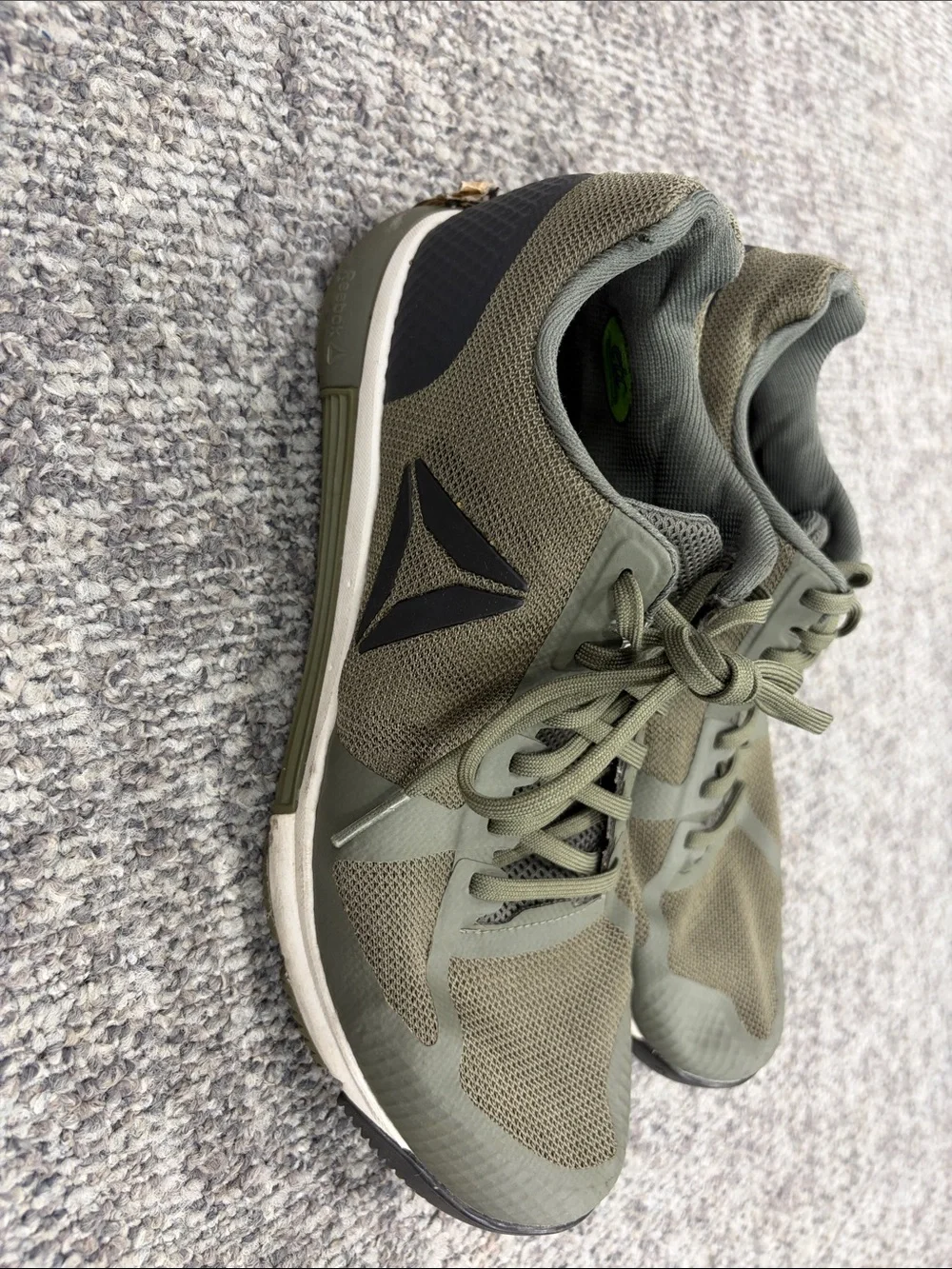 Reebok CrossFit Metcon Olive Green Training Sneakers 7.5